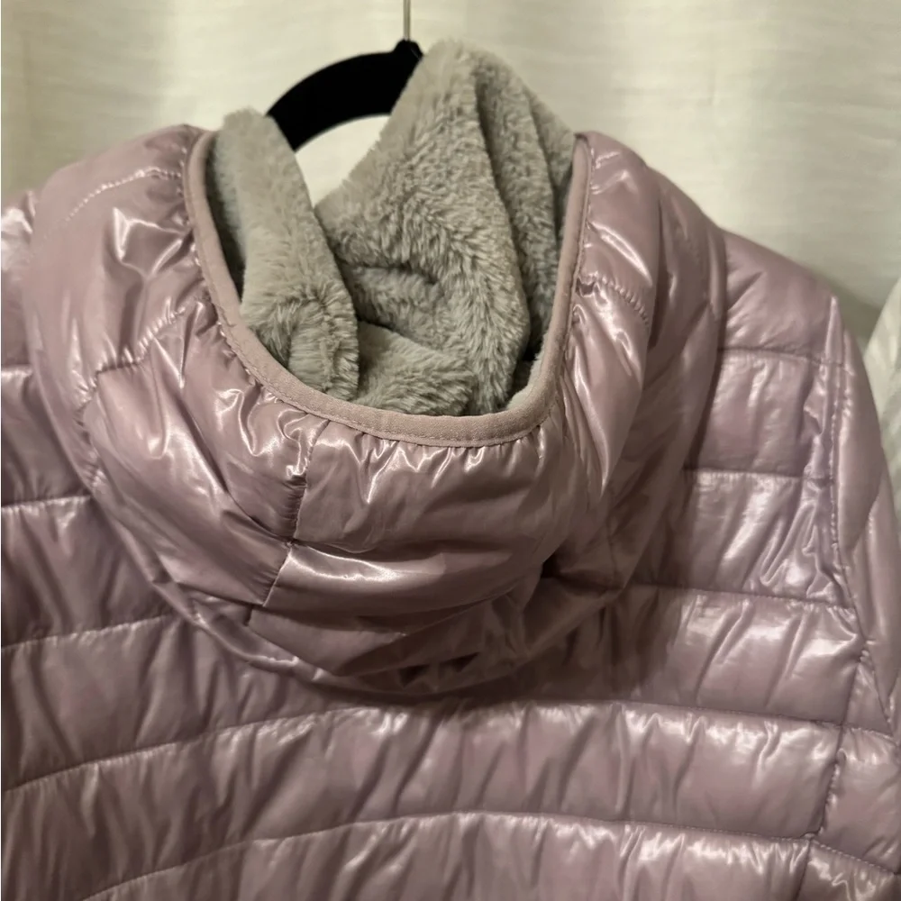 Andrew Marc Lavender Puffer Jacket - Picture 2 of 5